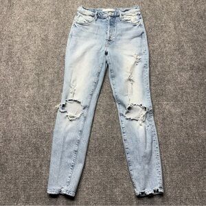 Mother Superior Jeans Womens 26x27 The Super Stunner Ankle in Say Amen Again